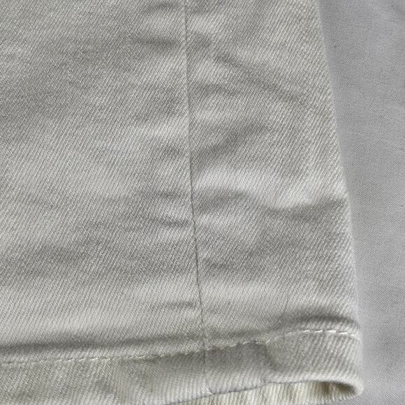 PILCRO & THE LETTER PRESS WOMEN'S DISTRESSED WHITE SLIM BOYFRIEND SHORTS SIZE 27 - Picture 9 of 15